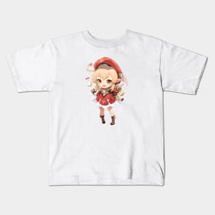 Klee Spark Knight Anime Genshin Impact Kids T-Shirt